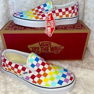 CHECKERBOARD CLASSIC SLIP-ON mens size 6 women size 7.5